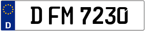 Truck License Plate